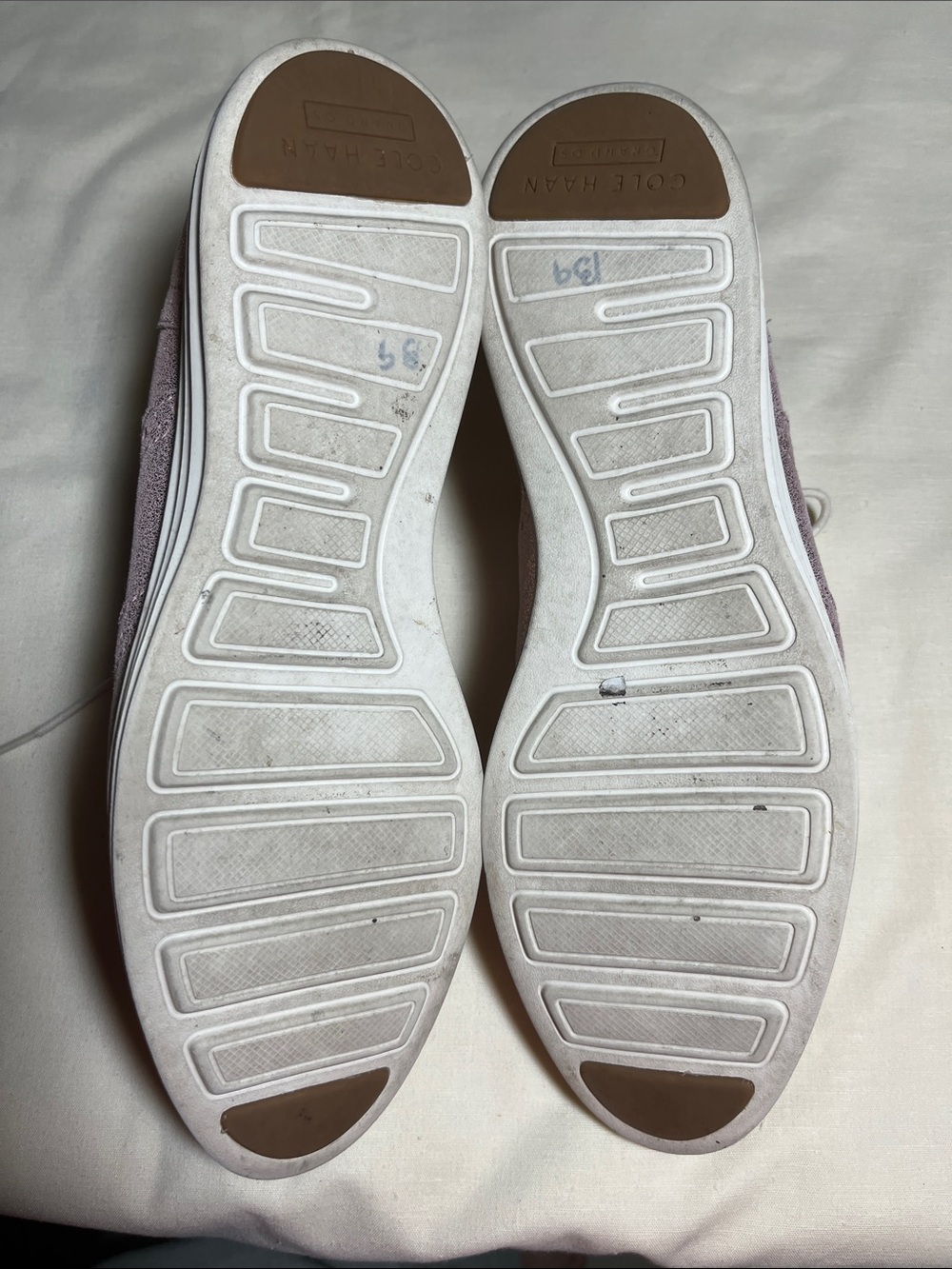 Cole Haan Metallic Rose Lace-Up Oxfords with White Laces - Picture 3 of 9